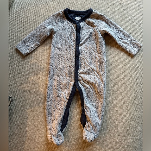 Mud Pie Baby-Schlafanzug Mit Sonnen-Applikation – Baumwolle, Fußteil